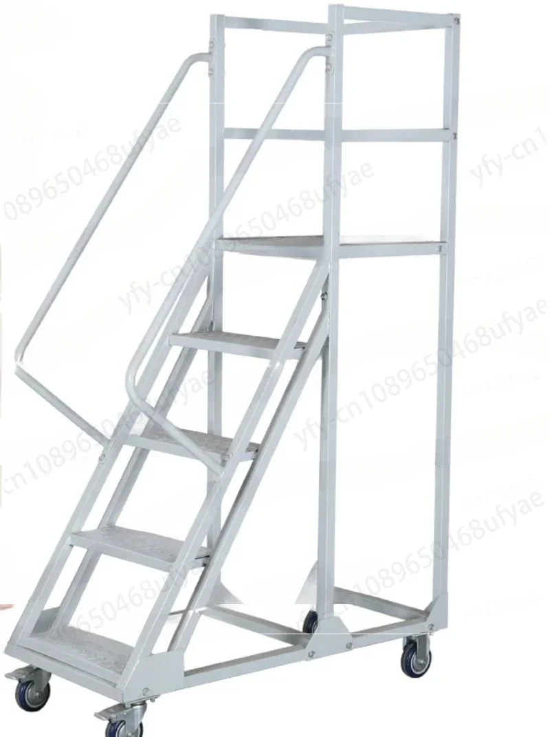 Climbing Ladder Warehouse Taking Freight Elevator Industrial Climbing Operation Ladder Mobile Climbing Truck Platform Ladder