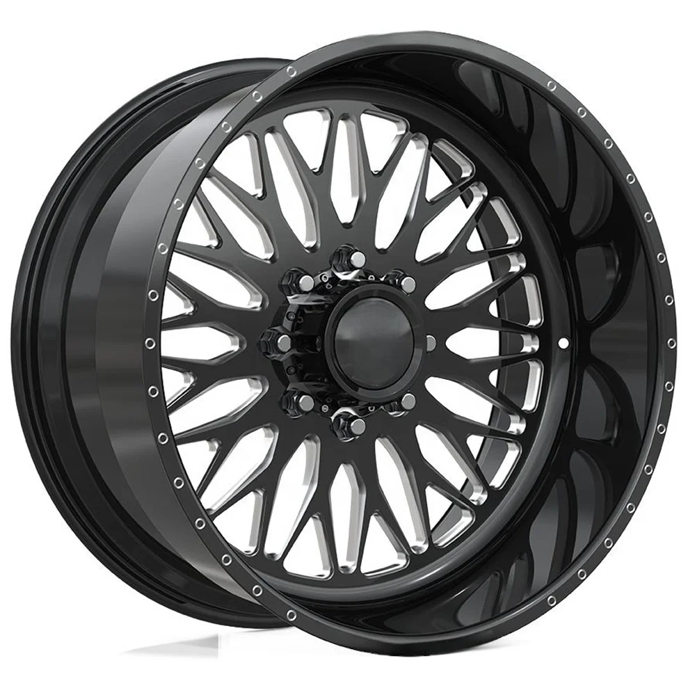 

Custom H Style Forged Aluminum Wheels 6x139.7 4x4 Road Truck Deep Dish Pickup Rims For 20 22 24 26 Inch For Land Rover Wrangler