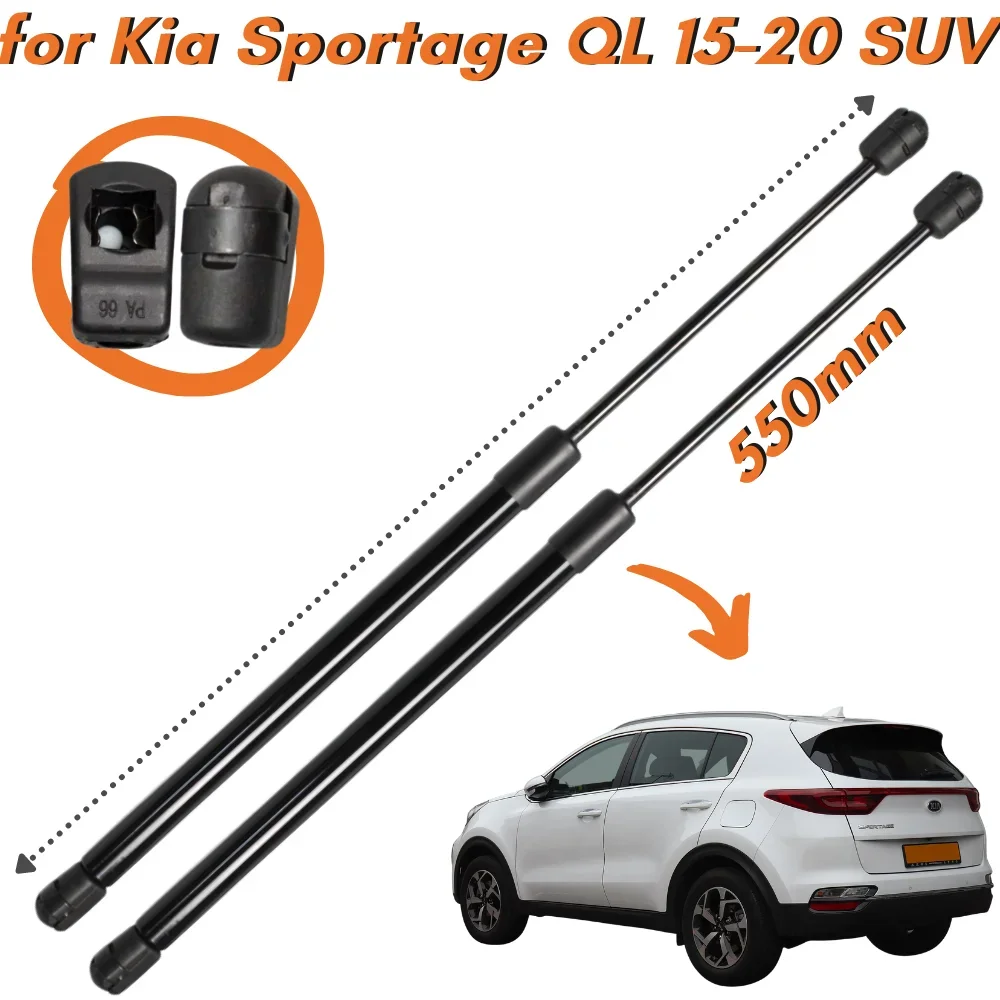 Qty(2) rozpórki bagażnika Kia Sportage Kia KX5 4nd QL SUV 2015-2021 tylna klapa pokrywa bagażnika amortyzator siłowniki drążka