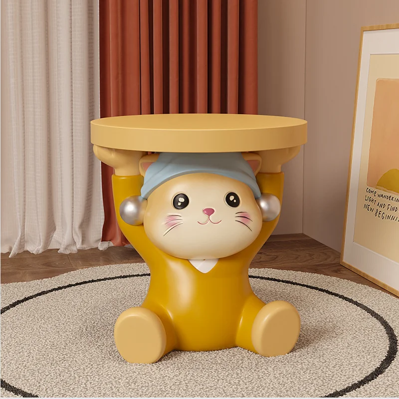 

Wow, original design. Pearl cat stool, sofa, living room floor decoration, children's shoe changing stool