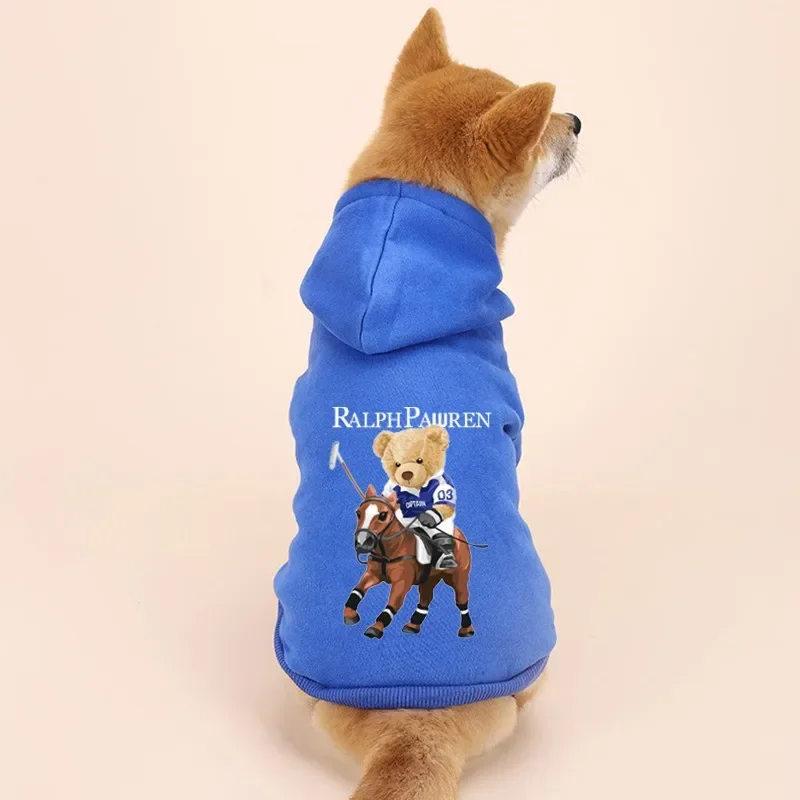 Winter Warm Pet Dog Clothes Cute Bear Dogs Hoodies For Puppy Small Medium Dogs Clothing Sweatshirt French Bulldog Chihuahua