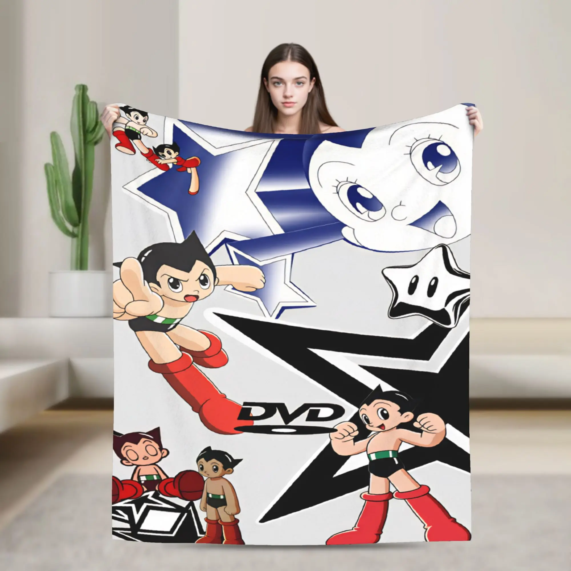 Astro Cartoon Boy Blanket Quality Soft  Bedding Throws Winter Travel Outdoor Fashion Bedspread