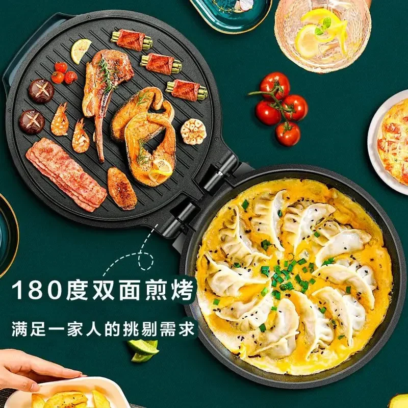 Large Household Electric Baking Pan | Dual-Sided Heating | Deepened Pan | New Pancake Machine BC35