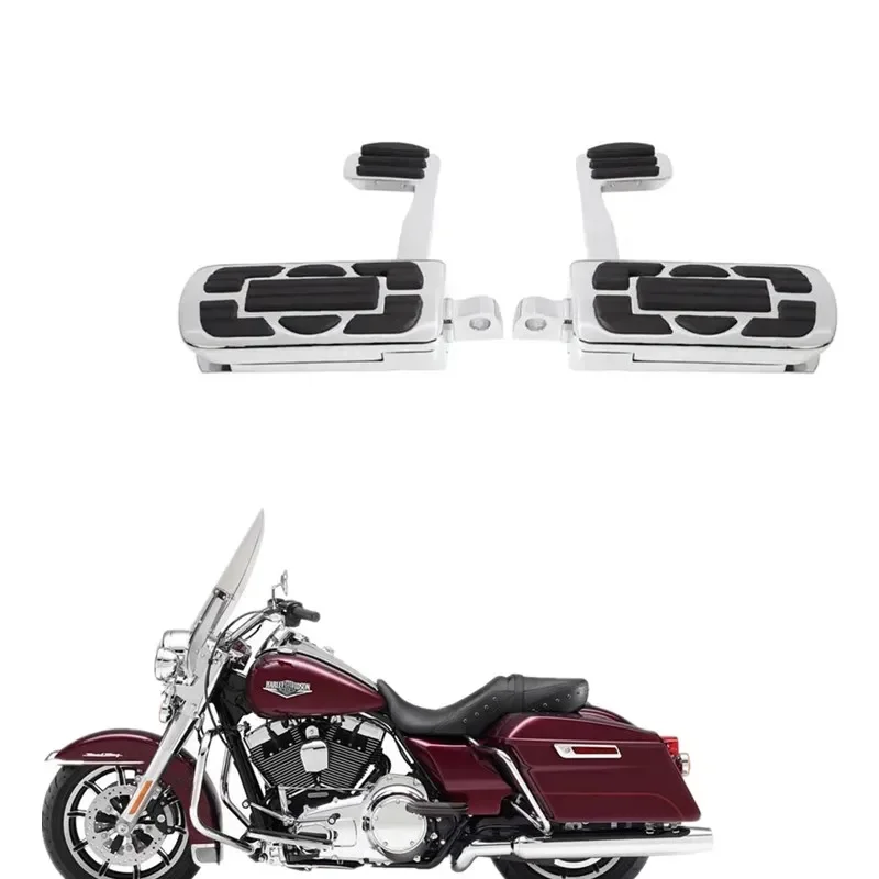 

For Harley Road King Street Electra Glide softial Dyna Sportster Dirver Passenger Accessories Motorcycle Footrest Pegs pedal