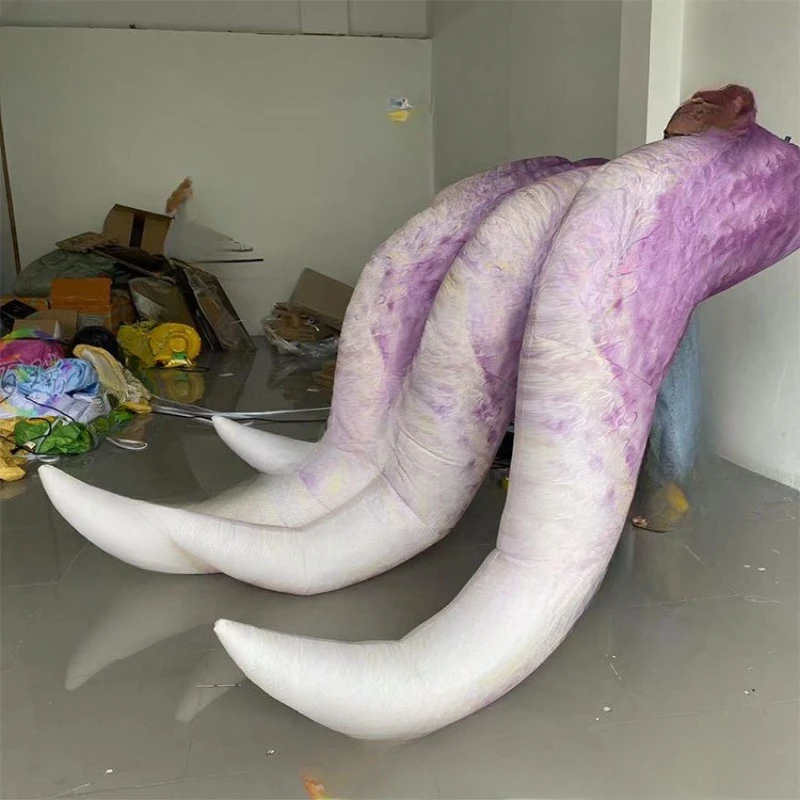 Inflatable cartoon tentacle monster horror halloween conjoined air model octopus foot special-shaped beauty Chen decorative