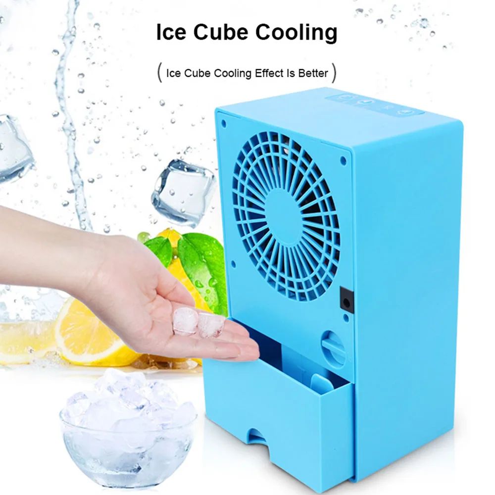 Вентилятор для кондиционера, персональный воздухоохладитель, очиститель и увлажнитель воздуха, портативный USB-вентилятор для дома и офиса