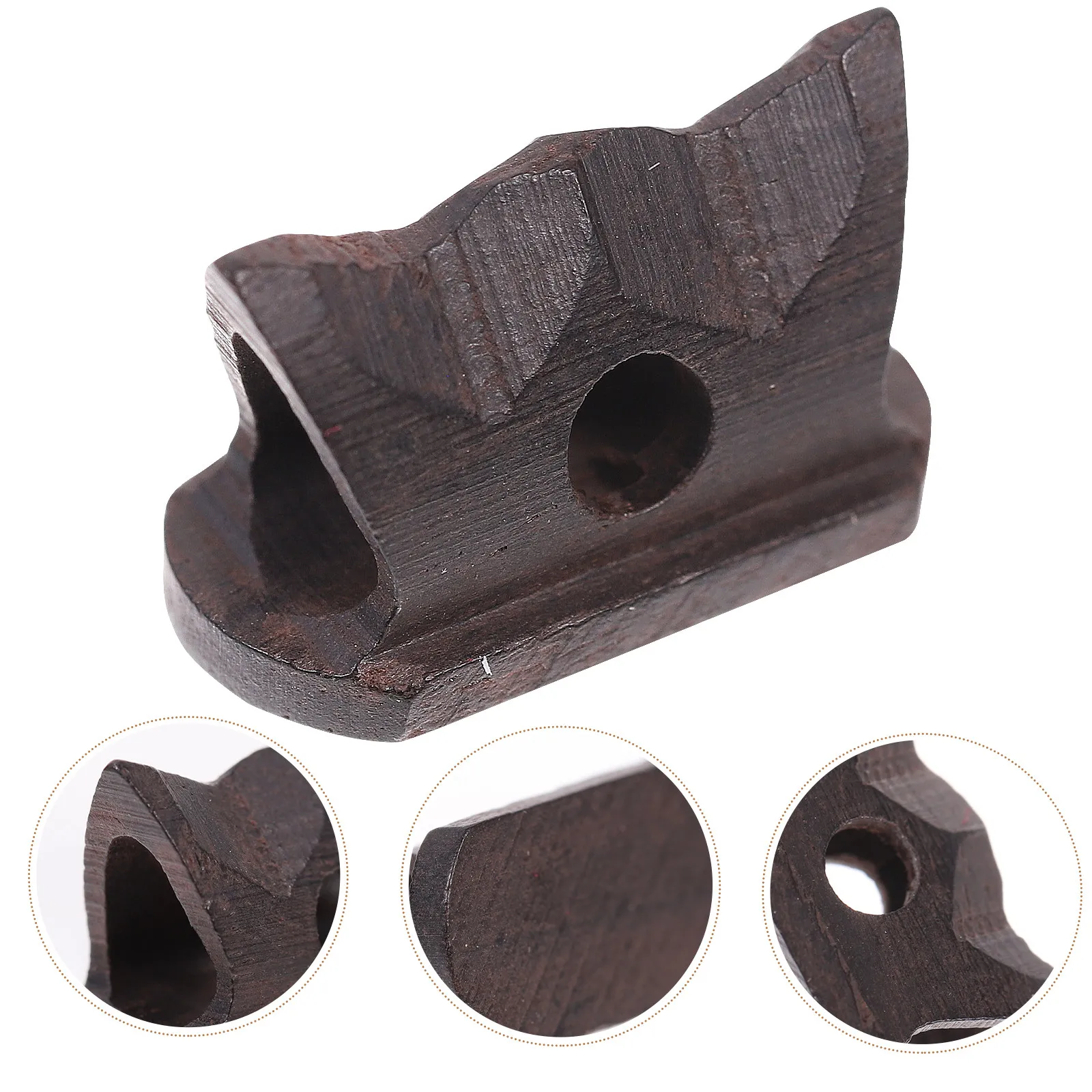 

Erhu Bridge Wooden Rosewood Hollow Design for Chinese Instrument Replacement Parts High Quality Saddle Nut Kit Accessories