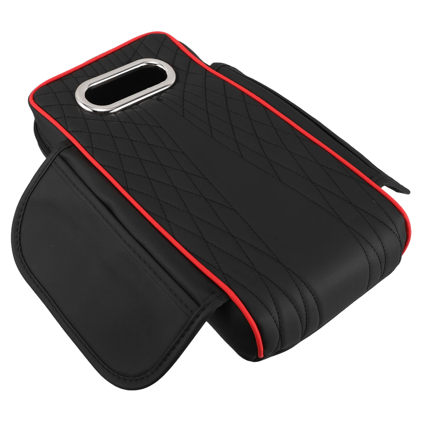 

Car Armrest Box Pad Middle Console Cover Multifunctional Storage Bag Universal Fit Center Elbow Support Tissue Box Holder