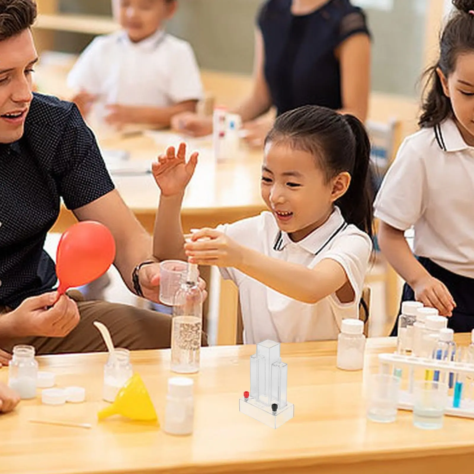 

Water Electrolysis Equipment Compact Classroom Electrolyzer School Laboratory Chemical Experiment Teaching Supplies Hydrogen