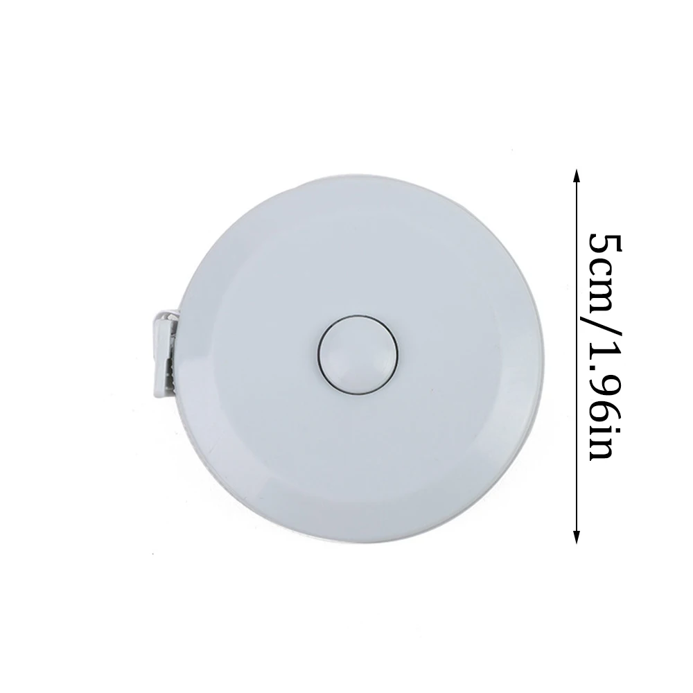 Fita métrica portátil, régua de couro macio de estudante, medição de peito de cintura de perna de três circunferências, régua de roupas