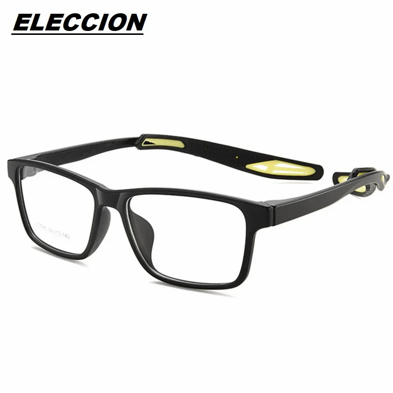 

ELECCION Bicycle Basketball Sports Glasses Frame Men New TR90 Optical Prescription Eyeglasses Detachable Temple Spectacles WM681