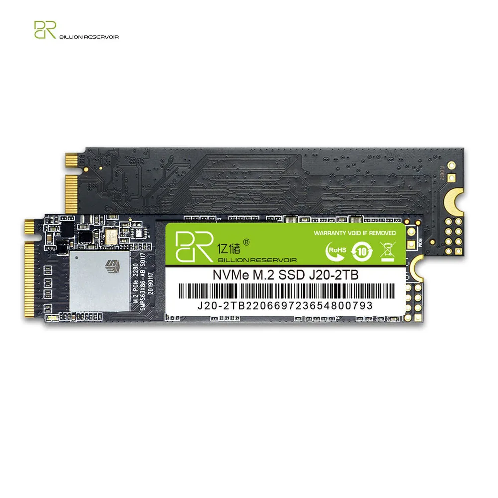 BR M.2 SSD 1 تيرا بايت محرك الحالة الصلبة 2280 M.2 NVMe SSD Drive PCIe Gen3 * 4 قرص صلب داخلي HDD لأجهزة الكمبيوتر المحمول المكتبية