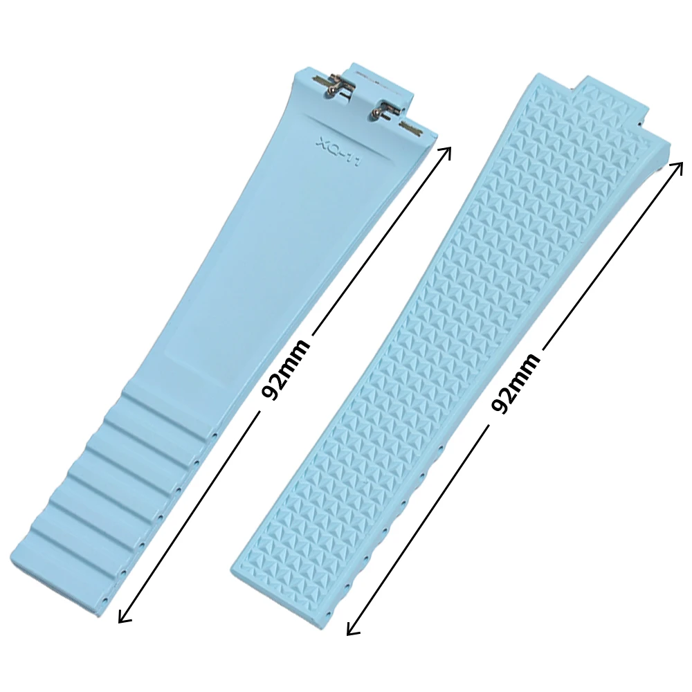 CTS Flurorubber حزام لتيسو PRX سلسلة سوبر لاعب الساعات 35 مللي متر 40 مللي متر الإفراج السريع الربيع مشبك FKM حزام الساعات