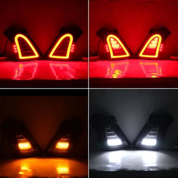 Pro Suzuki Swift zadní světla 2004-2016 modifikace LED plynulé směrové signály zadní zadní světla DRL signál brzdy zpátečka 12 nejlepší prodej Zadní světlo Suzuki Swift - №3