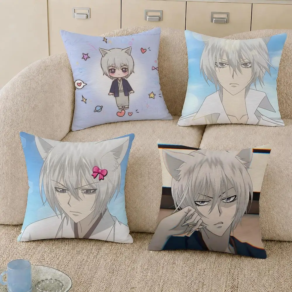 Anime Tomoe Kamisama Kiss Nanami Cushion Cover Decorative Pillowcase Soft Short Plush Cozy Durable Sofa Home Decor Items Gift