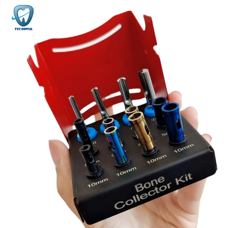 

Dental Bone Collector Kit Metal Dentistry Implant Autologous Bone Drill Guide Surgical Tools