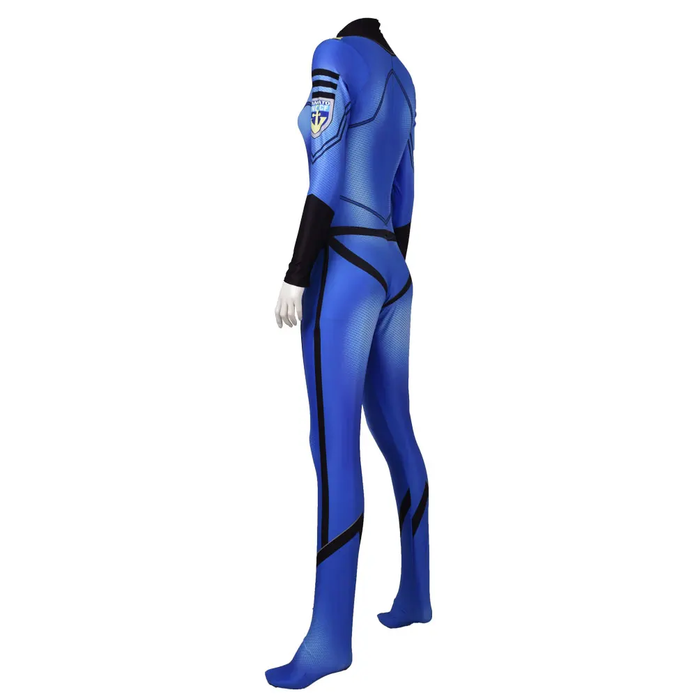 Novo espaço battleship yamato 2199 mori neve cosplay trajes mulher super-herói zentai terno halloween bodysuit adultos crianças