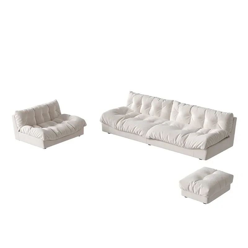 Light Luxury Cream Clouds Living Room Sofa Bed Xxl Minimalist Christmas Couch Straight Comfort Sofa Inflavel Bedroom Furniture
