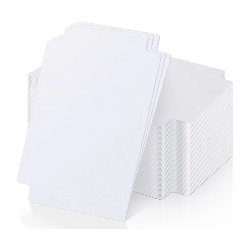AT21-Blank Card Box 120 Pcs Trading Card Dividers Card Sorting Tray Card Separators With Tabs Card Divider Cards