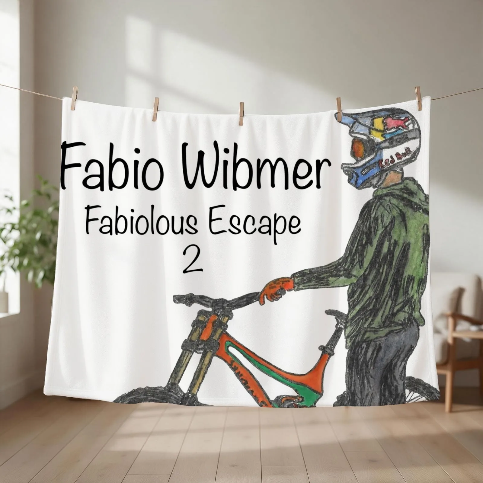 Fabio Wibmer Fabiolous Escape 2 Throw Blanket couch cozy soft plush fuzzy picnic outdoor blanket