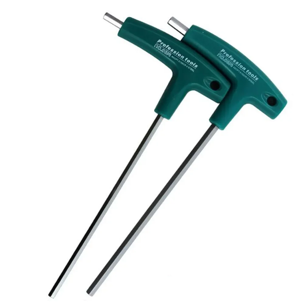 T-Type Hex Key Allen Wrench Set 1.5-10mm Hexagonal Wrench with Rubber Handle for Bicycle Motorcycle Car Repairing Wrench Tools view 5