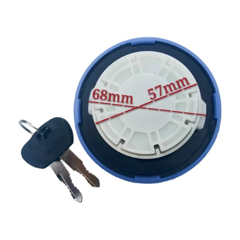 Super Sale 21281404 Tank Cap Adblue Tank Cover with 2 Keys for Volvo Scania Renault Trucks Lorry 60MM Lockable Diesel
