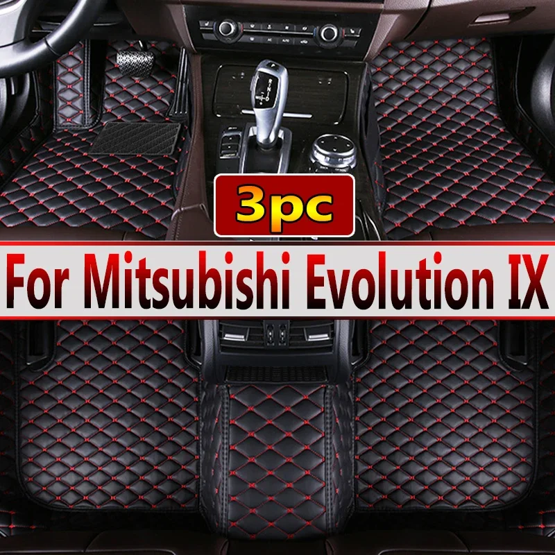 Car Mats For Mitsubishi Lancer Evolution IX RS GSR 2006~2007 Waterproof Carpet Car Floor Mat Alfombrillas Coche Car Accessories