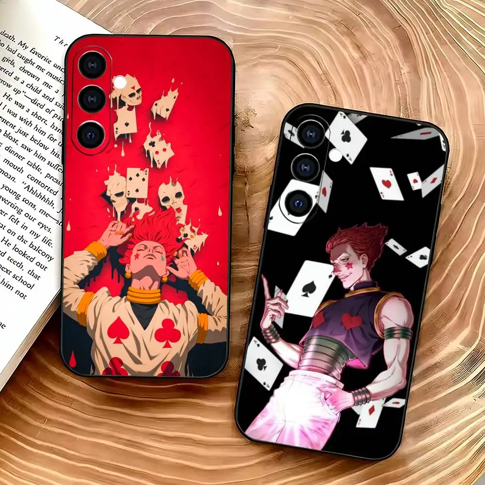 

H-Hisoka H-Hunter X Hunter Phone Case For Samsung Galaxy A73,A72,A71,A70,A53,A52,A51,Soft Silicone Black Cover