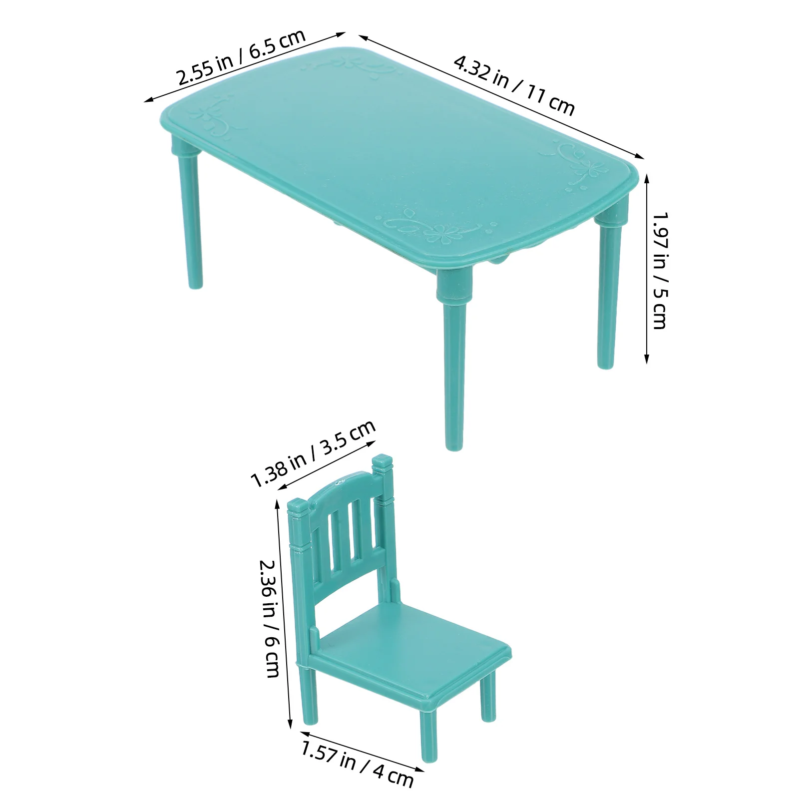 1 conjunto de cadeiras de mesa para casa de bonecas em miniatura escala 1:12 para cozinha sala de jantar cena leve realista mini móveis fáceis