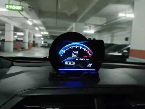 Neuestes A501 Auto Head-Up-Display OBD2 Smart Car HUD Turbo-Anzeige Digitaler Kilometerzähler Sicherheitsalarm Wasser- & Öltemperatur Drehzahlmesser Auto-Messgerät – Detail 6