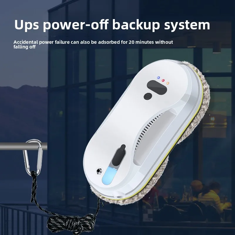 창 청소 로봇 자동 물 스프레이 가정용 초박형 원격 제어 청소 유물