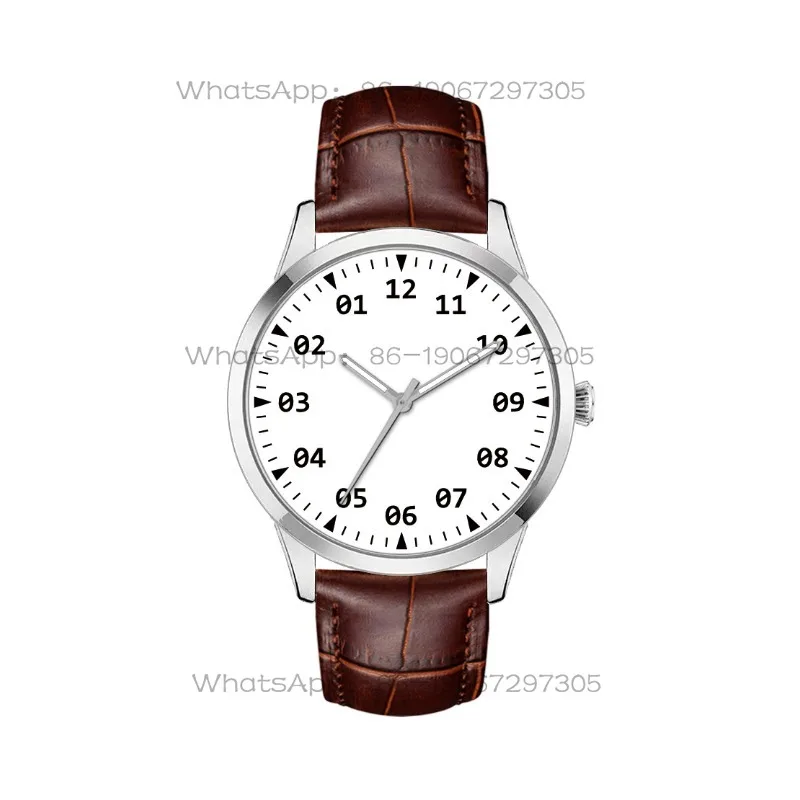 

24-Hour Shipping Simple Counterclockwise Reverse Travel Time Left-handed Waterproof Teen Student Watch