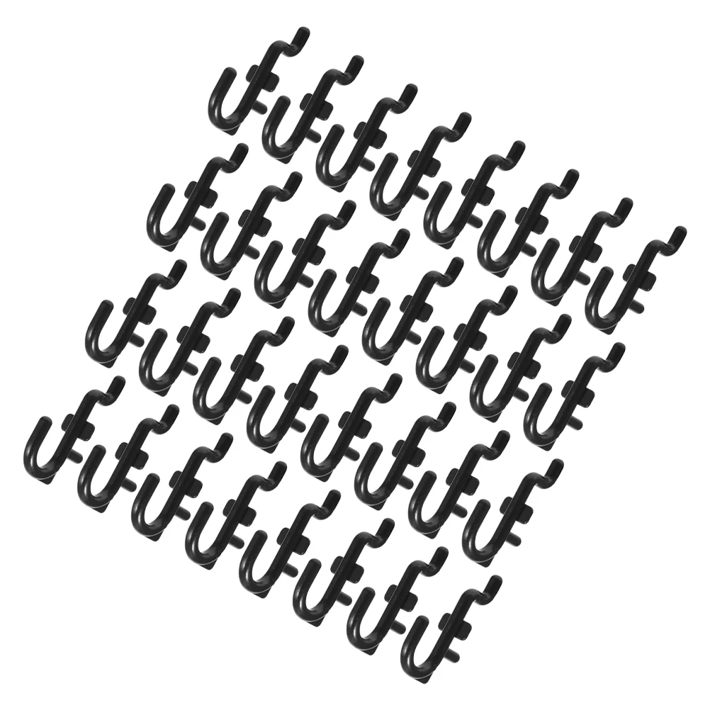 

50pcs Hangers Tools Hanger Garage Peg Hooks For Pegboard Storage Tool Rack Hooks Utility Hangers For Pegboard Wall Mount