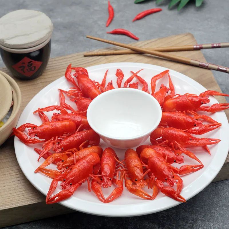 Creative Simulation Crayfish Model Toys Simulated Food Prank Props Artificial Foods Props For Men Women