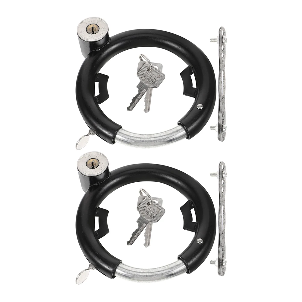 

2 Sets Stainless Steel Anti-Theft Bicycle Heavy Duty Bike Chain Water-Resistant Portable Outdoor Lock for Scooters Motorcycles