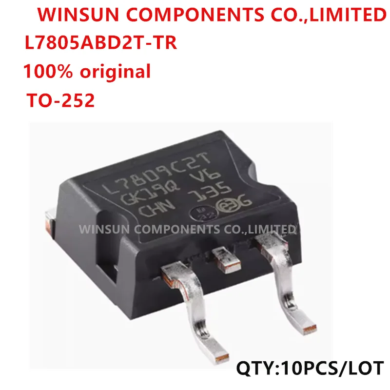 (10piece)100% New Imported Original   L7809ABD2T-TR   L7809ABD2T   TO-252 Linear voltage regulator