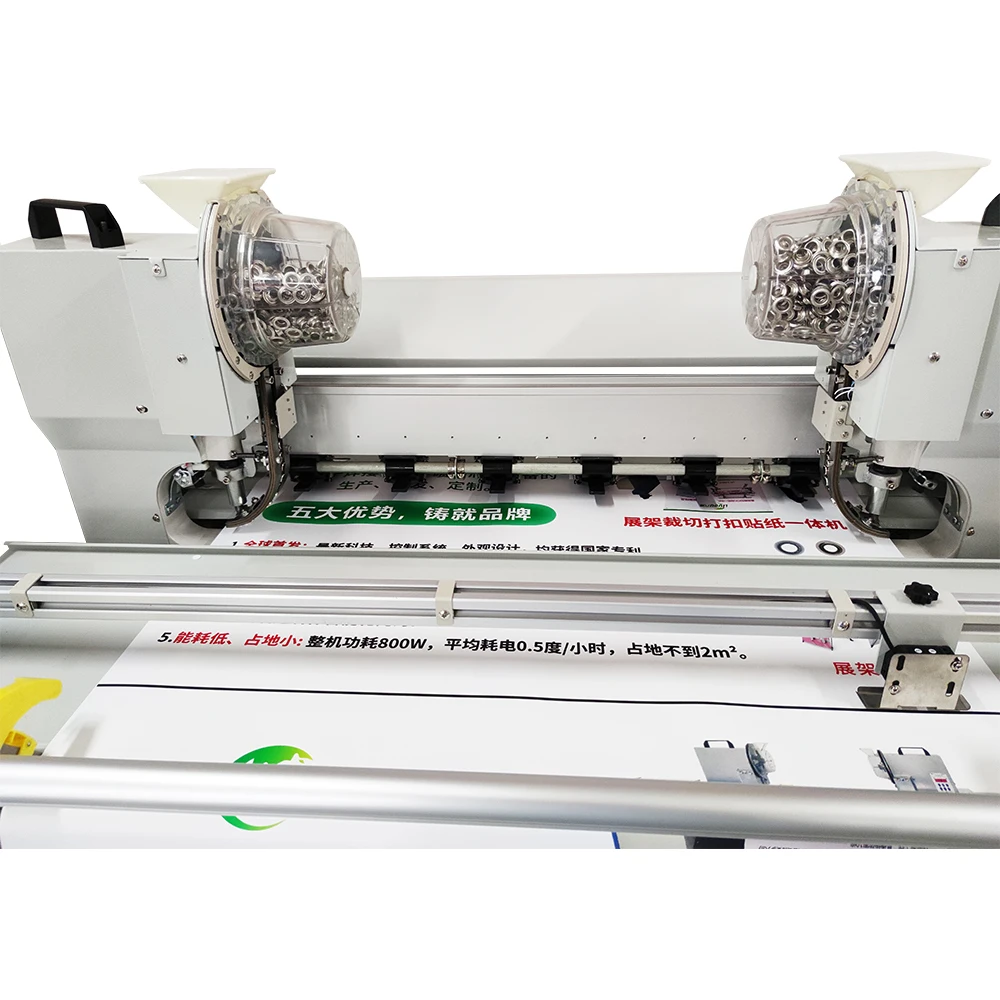 CiCi LD-914 Stand Banner Cutting & Grommet Machine Automatic Grommet Punching
