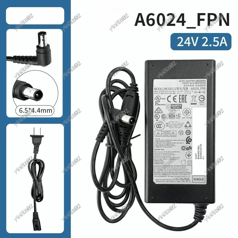 

A6024_FPN 24V 2.5A AC DC Power Adapter Replacement for Speaker System