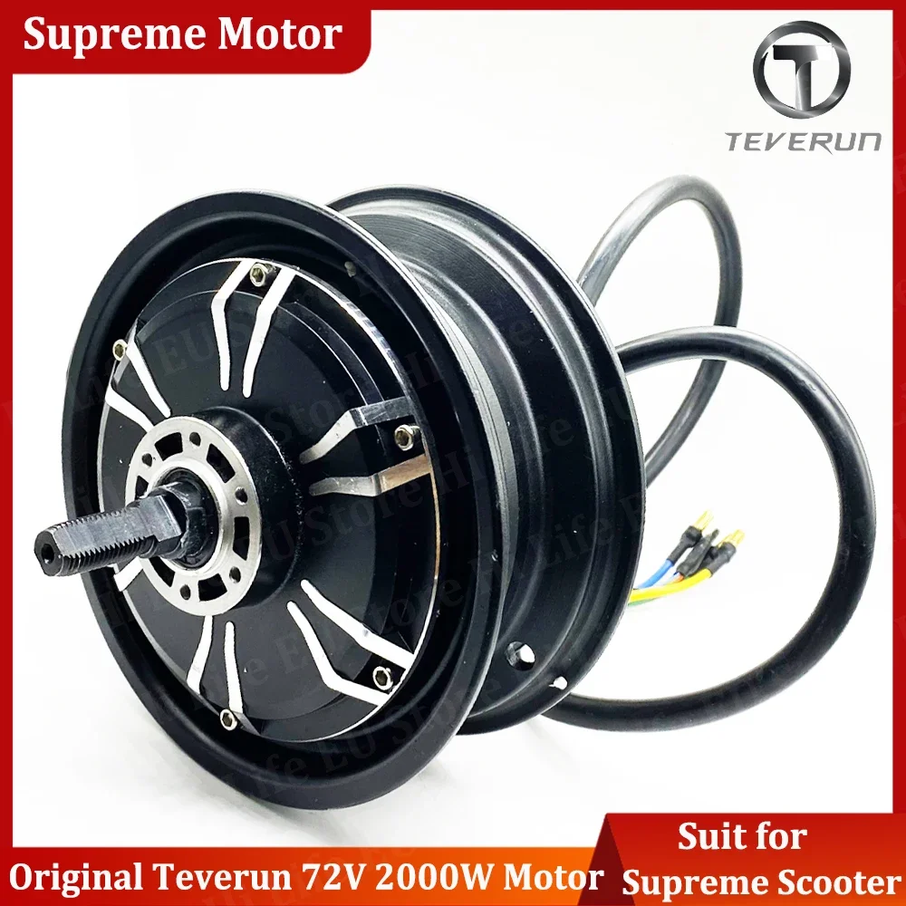 Original Teverun Figther Supreme 72V 2000W Front Rear Motor 11inch With Hall Peak Power 4000WTeverun Accessories