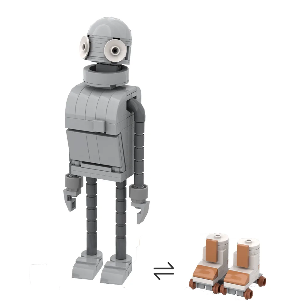 

MOC The Dream of Robots Model Building Blocks Skating Robot Sports Robot Bricks Creative Educational Toy Adult Gift