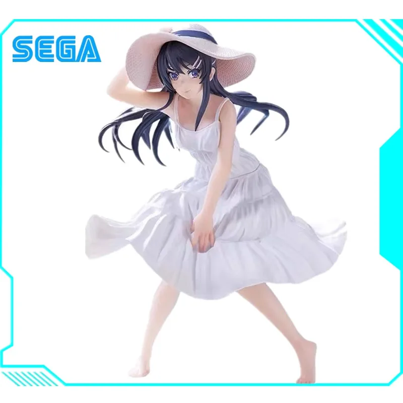 SEGA Original Rascal Does Not Dream Of Bunny Girl Sakurajima Mai PVC Anime Action Figure Model Collectible Toy Gifts