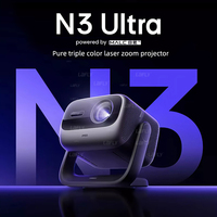 JMGO N3 Ultra 4K Native Video Pure Triple Laser Projector 4000 CVIA with MEMC 240Hz WiFi Beamer Smart Home Theater Projector