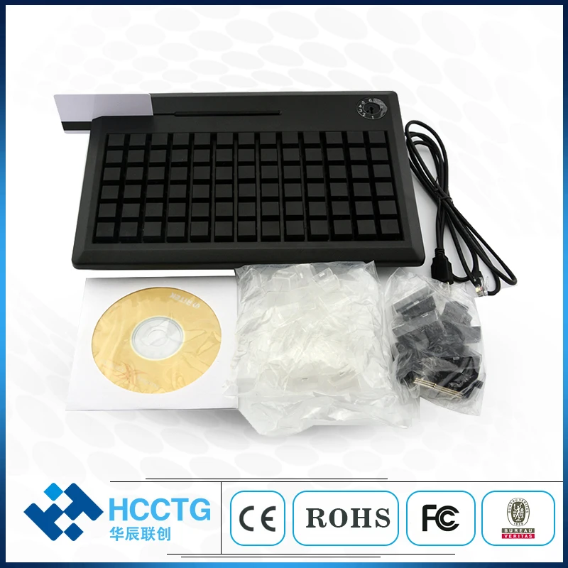 Windows 78 Keys POS Programmable Keyboard Membrane Keys for Commercial Retail KB78