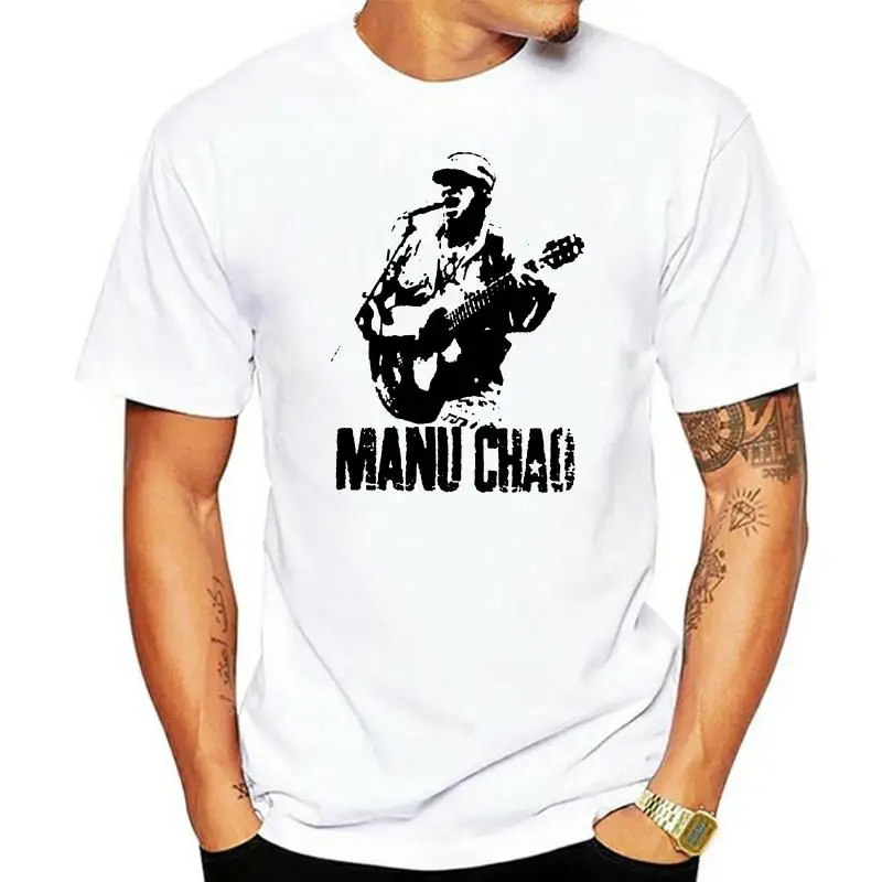 Manu Chao En Vivo Manonegra Retro Vintage Hipster Unisex T Shirt Harajuku Tee Tshirt