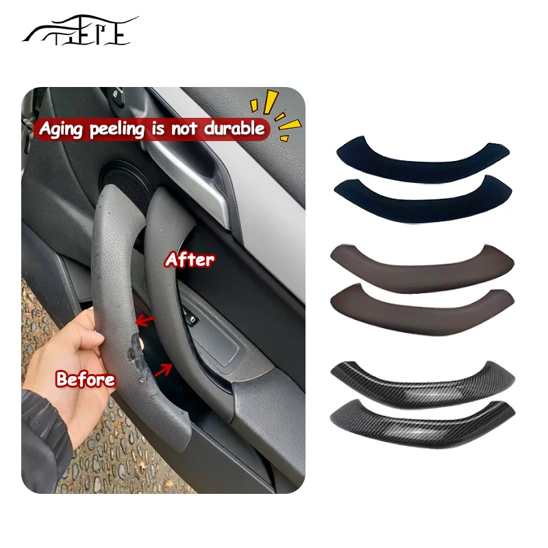 

Door Handle Cover Trim For 16-22 BMW X1 X2 F48 F49 F39 Upgranded Interior Inner Door Handle Pull Cover Covering Trim Replacement