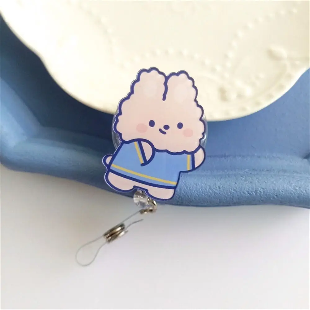 Bear Retractable Badge Reel Work Card Clip Chest Card ID Card Clips Name Card Name Tag Nurse Badge Holder Office School Supplies