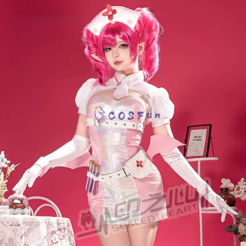 

Game Muse Dash Buro Cosplay Costume Sexy Lovely Nurse Uniform Halloween Party Role Play Outfit Women COSFun