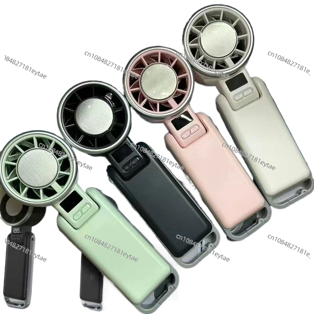 

N612 high-speed folding cooling fan handheld neck semiconductor ice compress small fan outdoor fan