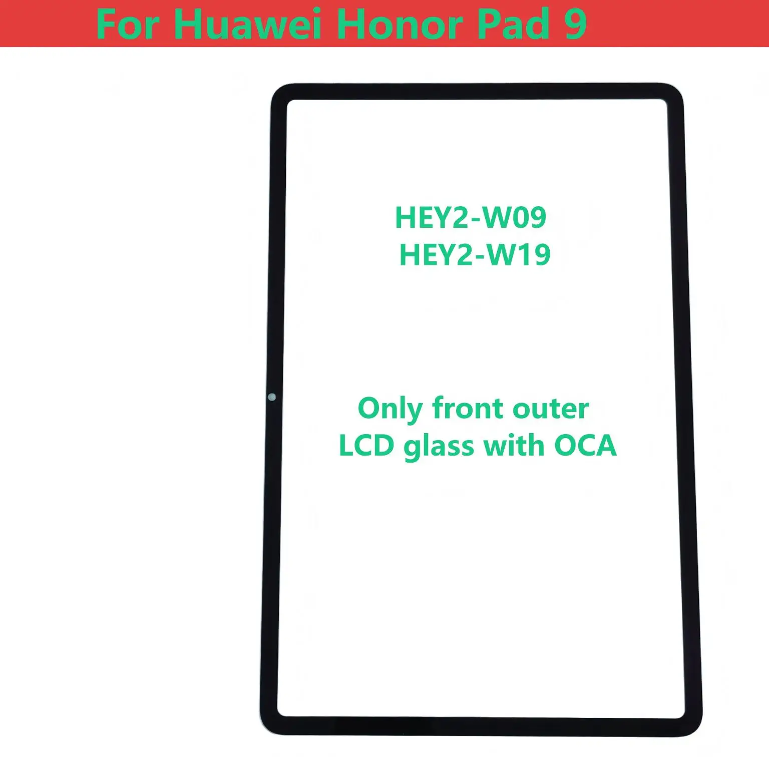 

Внешнее сенсорное стекло LCD для Huawei Honor Pad 9 HEY2-W09 HEY2-W19, переднее стекло с OCA