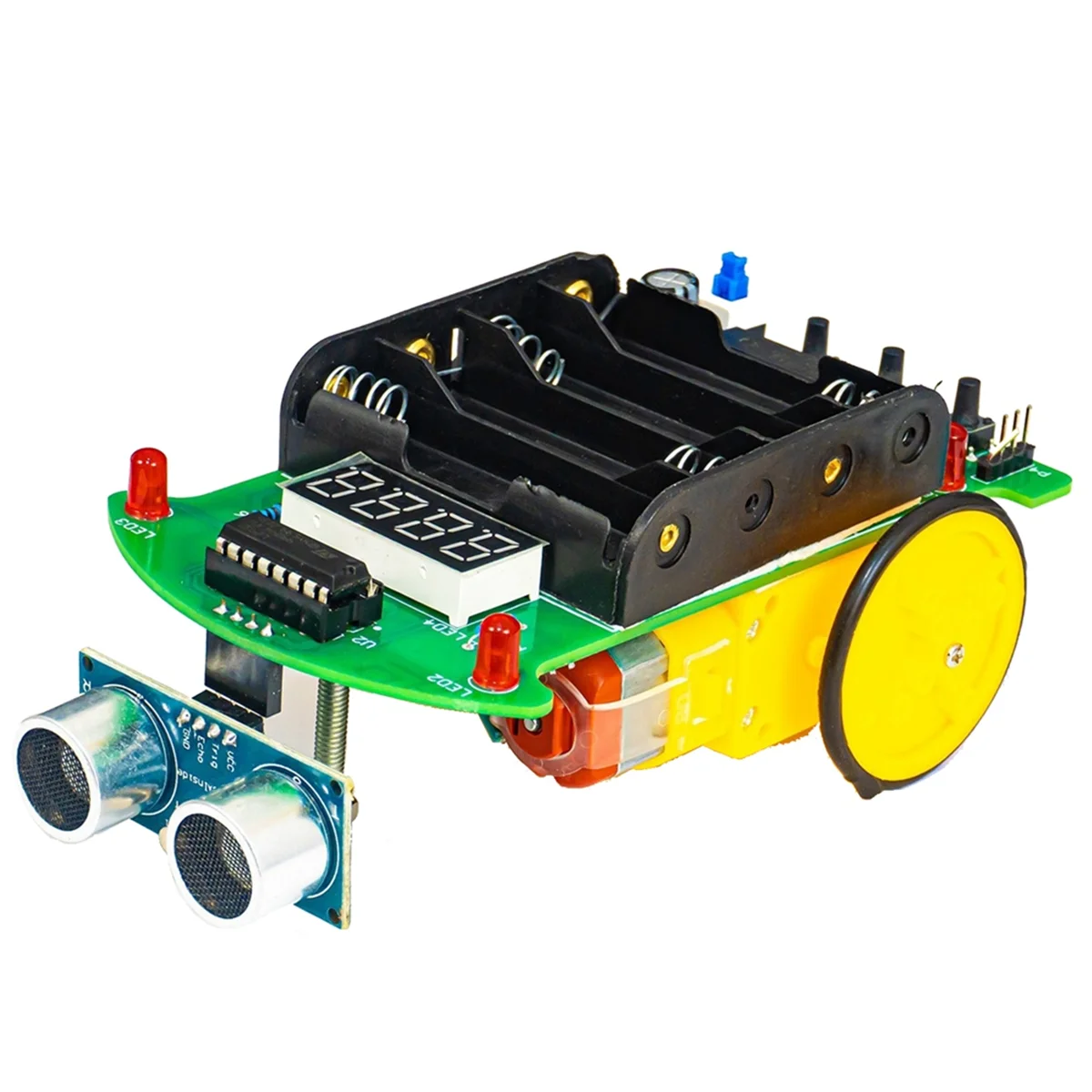 Ranging and obstacle avoidance car DIY Ultrasonic Ranging and Obstacle Avoidance Car Welding Kit